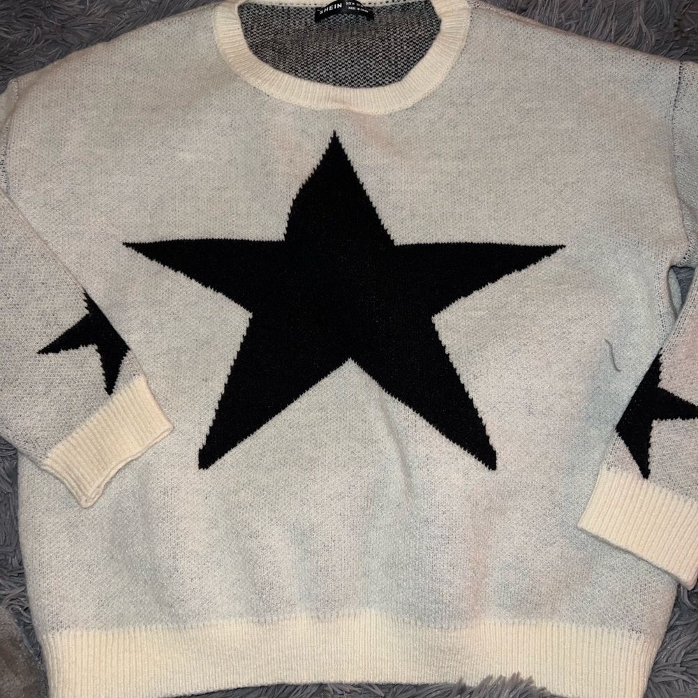 NBW Shein star sweater